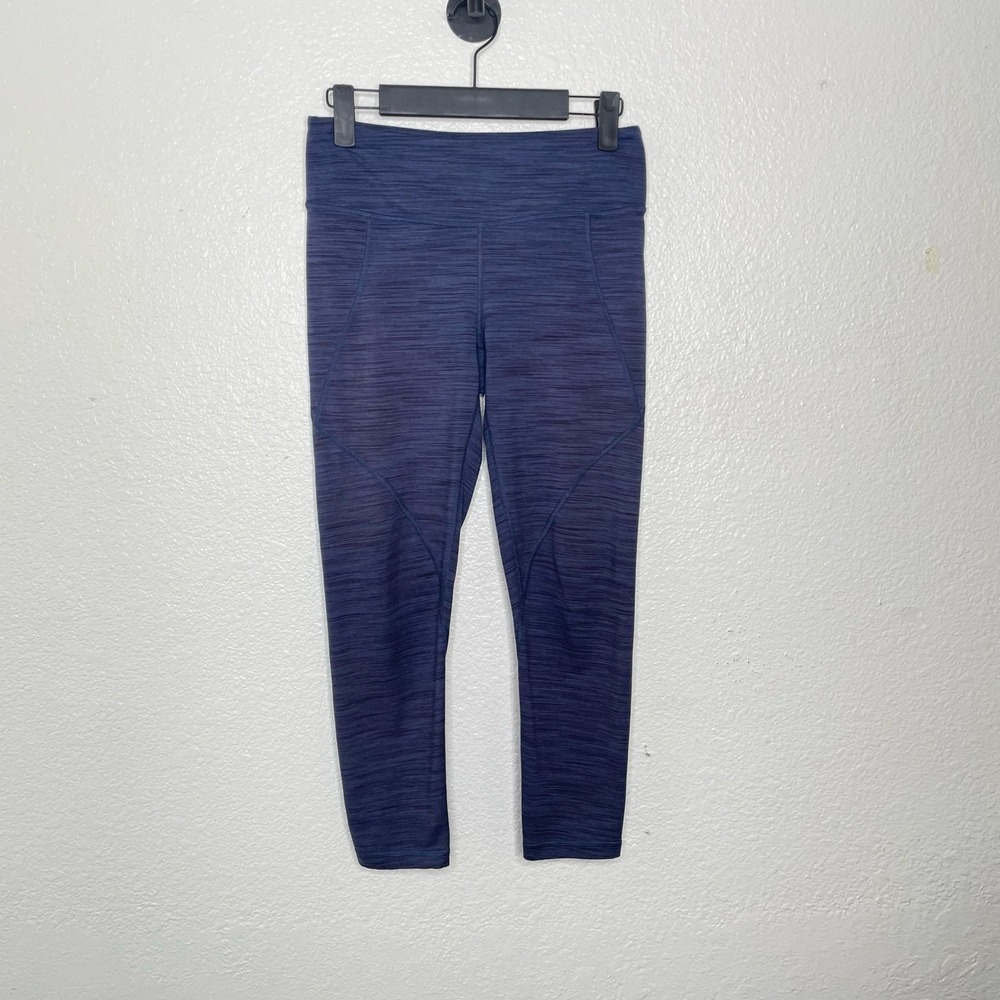 Patagonia Worn Wear Blue Space Dye Cropped Leggings Small STY21917SP19